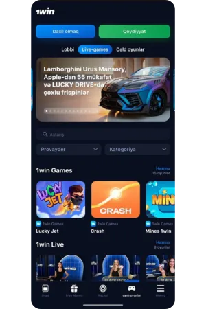 1win indir canlı mərc bölməsi tətbiqdə