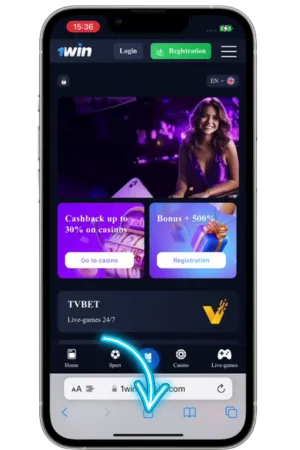 1Win iOS üçün yükləyin rəsmi veb sayt